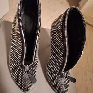 Studded Black Ankle Boots